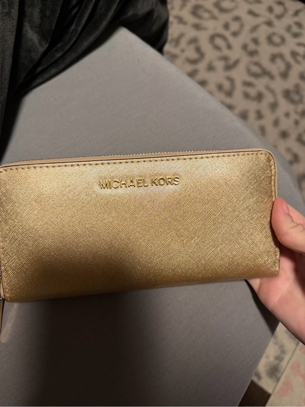 Michael Kors Jet Set Wallet Gold